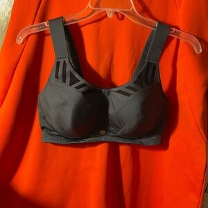 Lane Bryant LIVI Grey/Black Full Coverage Bra Intimates